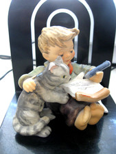 M.I,Hummel /Goebel Porzellanfigur Cats Meow N...