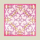 Printed Square Satin Scarf for Women 90cm Hair Wrap Neck Shawl Headband Tie — photo 2