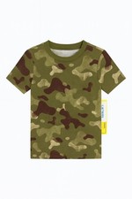 Carter's Big Boys Camo Striped 100 Snug Fit Cotton Pajama Shirt