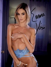 Emma Hix signed model 8x10 Photo -PROOF- -CERTIFICATE- (A0004)