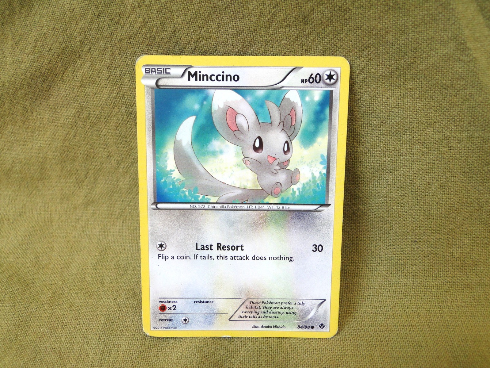 Pokemon Trading Card - Emerging Powers: Minccino 84/98