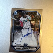 2026 Bowman Chrome Luis Arana 1st Bowman Auto Chrome Prospect #CPA-LA