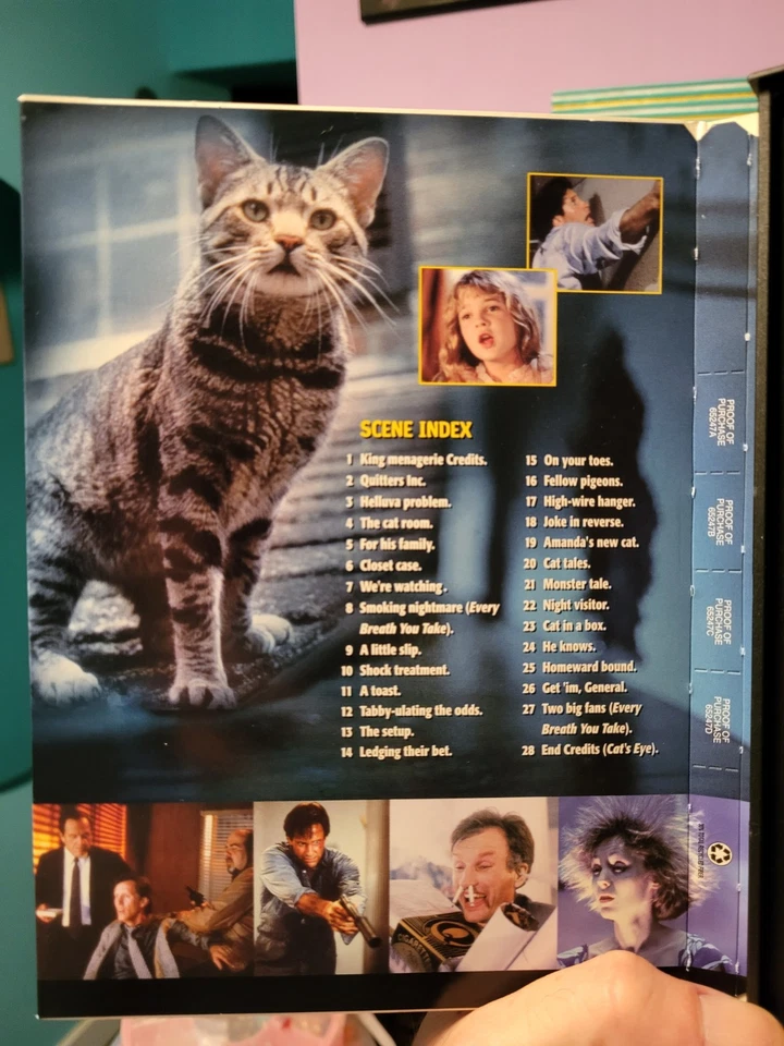 Cat's Eye Dvd (1985) Widescreen Version Drew Barrymore,James Woods - Image 4 of 4
