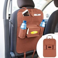 Felt Car Seat Back Organizer, Kick Mats Car Back Seat Protector for Kids,
