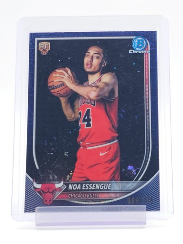 NOA ESSENGUE 2025-26 BOWMAN CHROME MEGA NAVY MOJO ROOKIE RC /175 #BCV-12 Q7257