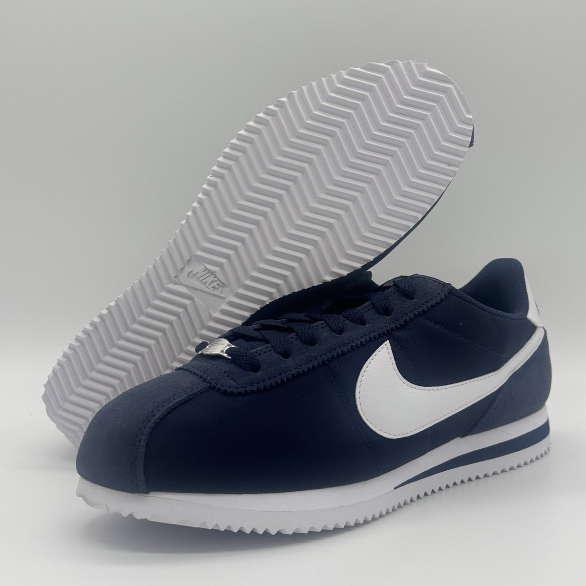 Nike Cortez TXT Midnight Navy White Sneakers HF0263-400 Mens Size