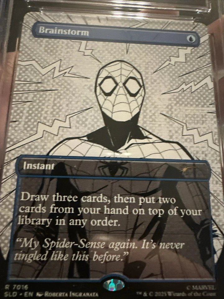 🔥 MTG Brainstorm Inked Secret Lair: Spider-Man Graded CGC Pristine 10 🔥 - Image 3 of 4