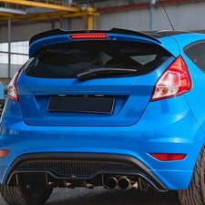 For 08-17 Ford Fiesta Mk7 7.5 ST Zetec S Rear Spoiler Lip Wing Gloss Black UK