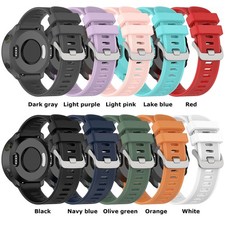 Silicone Bracelet Watch Band Strap For Garmin Forerunner 55 158 20MM Replacement