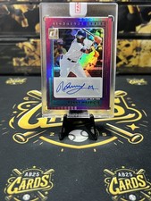 2025 Panini Donruss Ronny Mauricio Signature Series Purple 05/25 Auto Mets