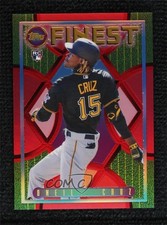 2022 Topps Finest Flashbacks Red Refractor 3/5 Oneil Cruz #11 fm0