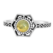 Natural Ethiopian Opal 925 Sterling Silver Ring s.5 Jewelry R-1744