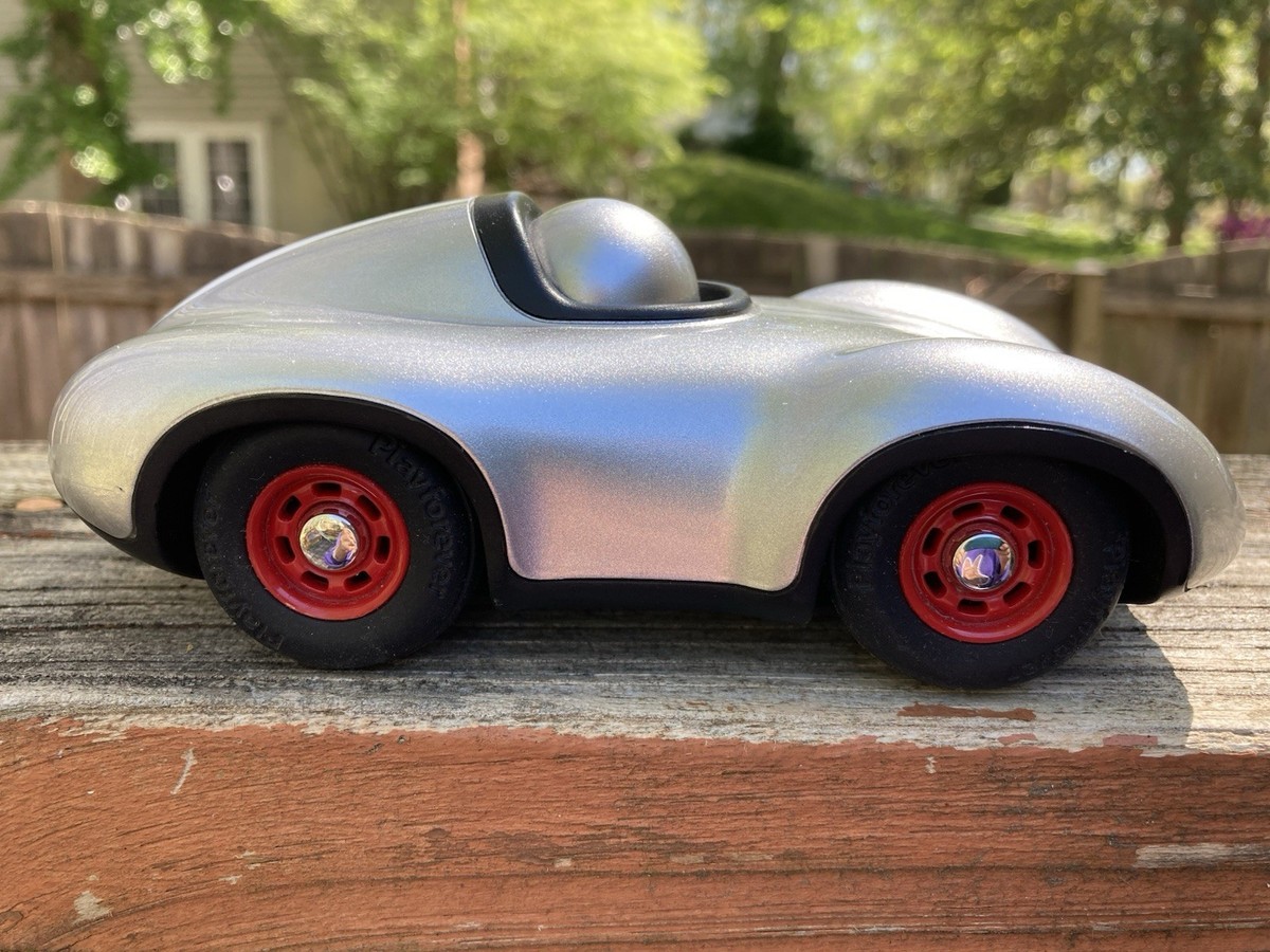 Playforever Mini Speedy Le Mans Silver Toy Car #4 PL/MNI 704 RARE