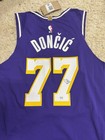 Luka Doncic Signed Autograph Lakers On Court Jordan Authentic Jersey PSA/DNA
