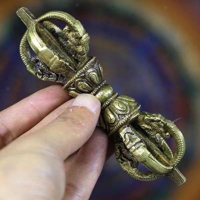 Tibetische Buddha Amulette Handarbeit Vajra Buddhistische Sammlerstücke