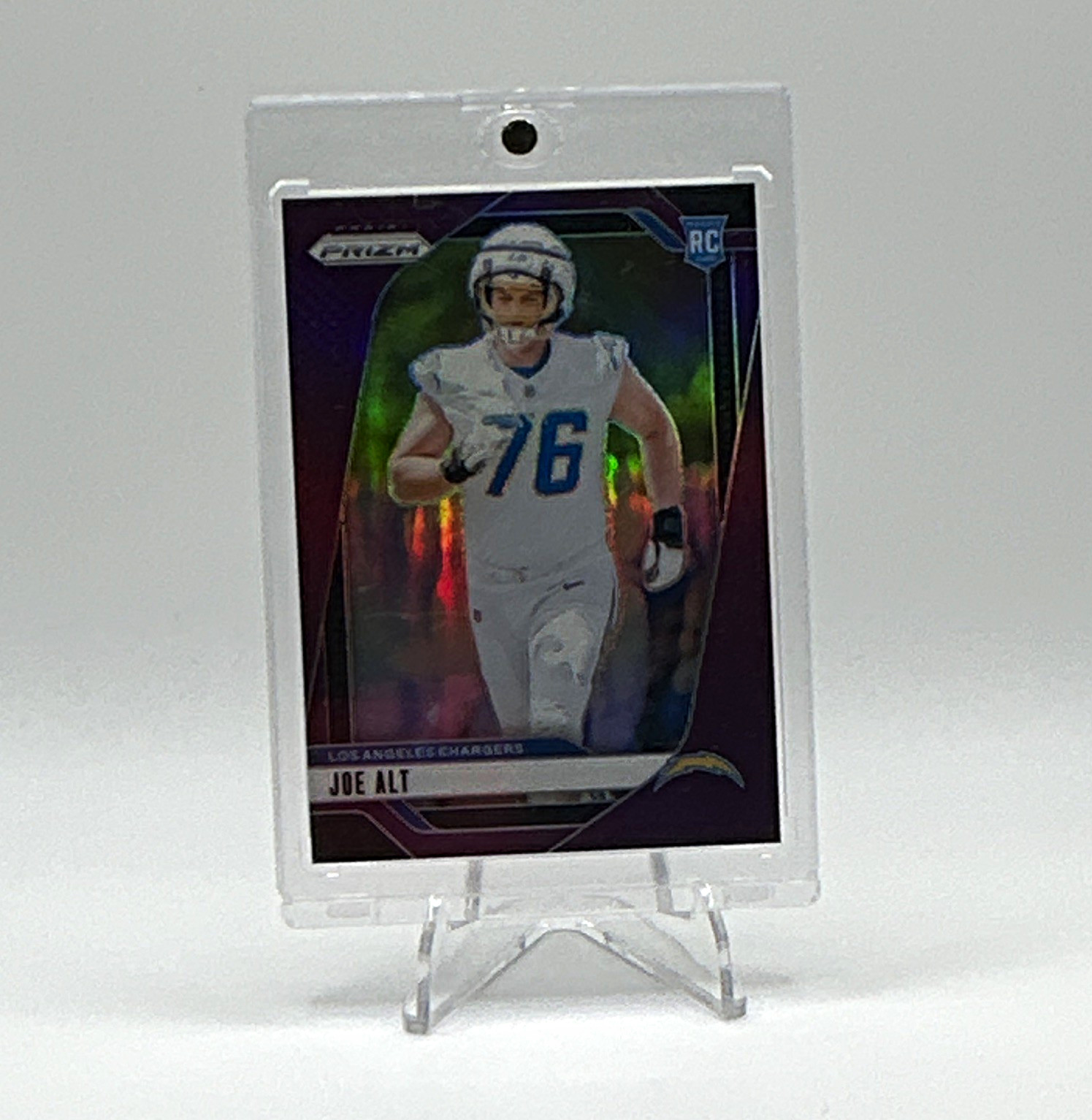 Panini 2024 Prizm Rookies Joe Alt RC #353 Purple Prizm /125 Chargers