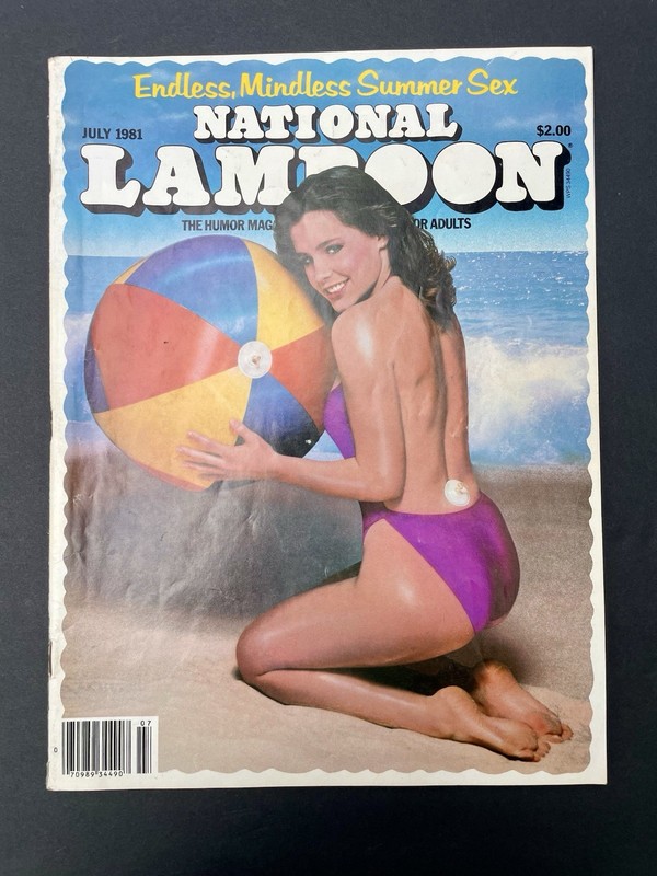 NATIONAL LAMPOON Magazine,  July 1981; Summer Theme, Nice Condition!
