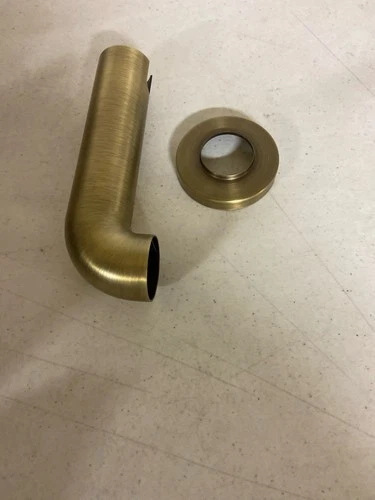 Signature Hardware SHTS74AGBR Lexia 6-7/8" Tub Spout - Aged Brass - Picture 3 of 3