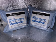 Lot of 2 Neutrogena Makeup Remover Ultra-Soft Cleansing Towelettes 25ct Each