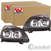 2X VAN Wezel H7/H1 Scheinwerfer Satz Passend FüR Renault Clio Links+Rechts