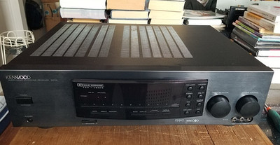Kenwood 107VR Audio Video Surround Receiver VG Working Condition-Tested & Works
