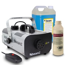 Beamz s900 Remote Control Smoke Machine + 5 Litre Blue Fluid & Cleanser TTB4830