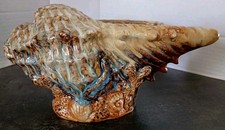 Seashell Planter Ceramic  Conch Glazed Beach Nature Nautical  Made In China