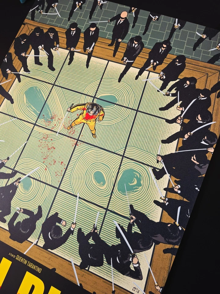 Kill Bill alternatives Filmplakat Kunst von Andrew Kwan limitierte Ausgabe/45 Brandneu in OVP Mondo - Bild 4 von 4