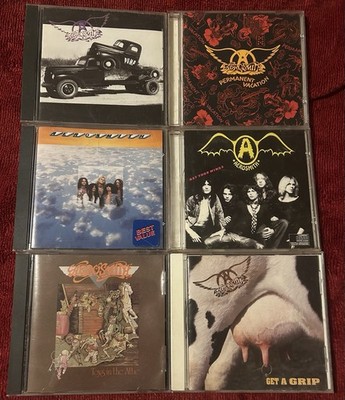 Aerosmith 6 cd lot 