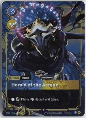 Viktor Herald of the Arcane 265/298 Rare Origins Riftbound Near Mint