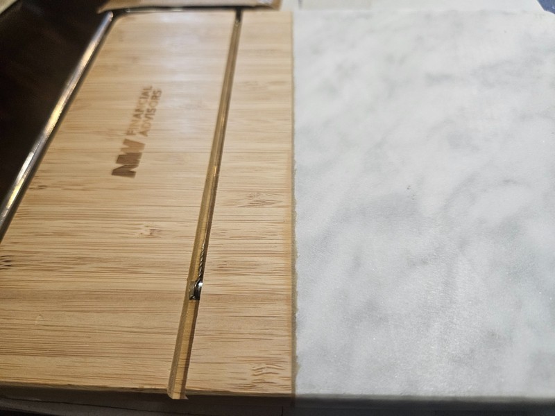 Bamboo/Marble Style Cheese Cutting Board