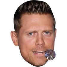 Michael Mizanin (The Miz) Celebrity Mask, Flat Card Face, Fancy Dress Mask