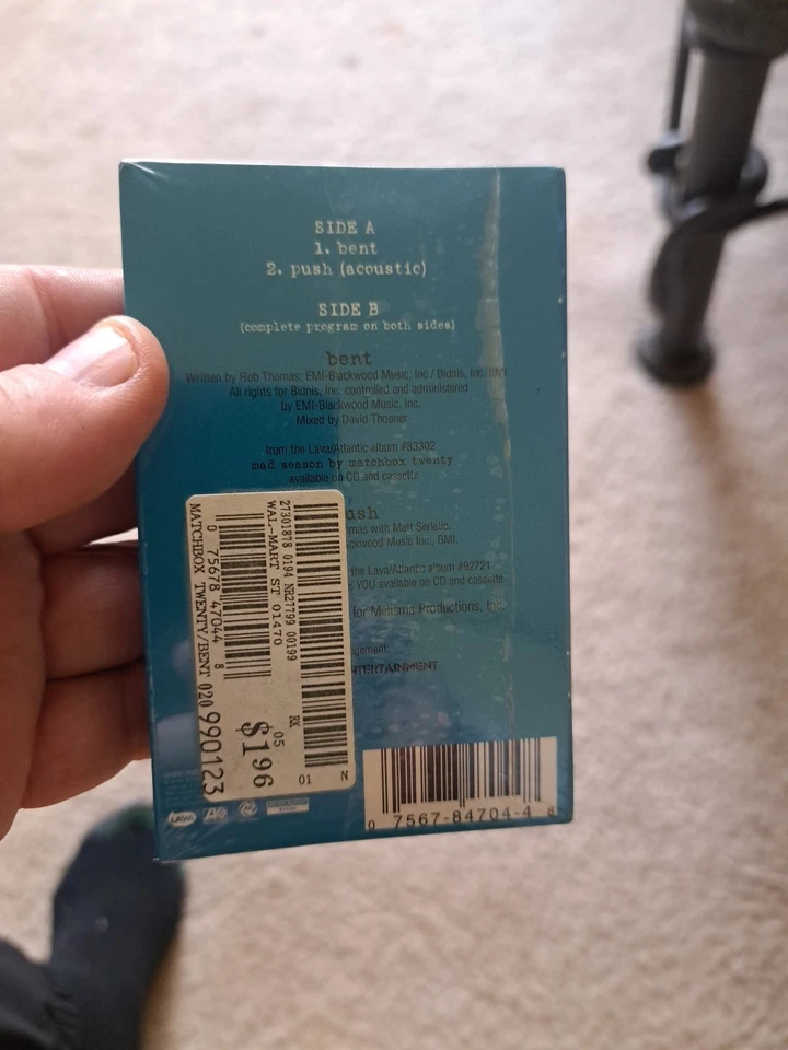 Matchbox Twenty - Bent CASSETTE TAPE Factory Sealed  - Image 3 of 4