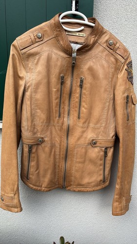 Giacca vintage marrone in pelle da donna Aeronautica militare taglia 40 - Foto 1 di 19