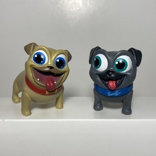 Disney Jr Puppy Dog Pals Posable Action 2.5" Figures Bingo Rolly Figure Toy 2