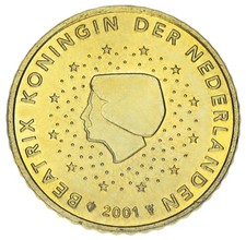 Netherlands 50 Euro Cent 2001 UNC