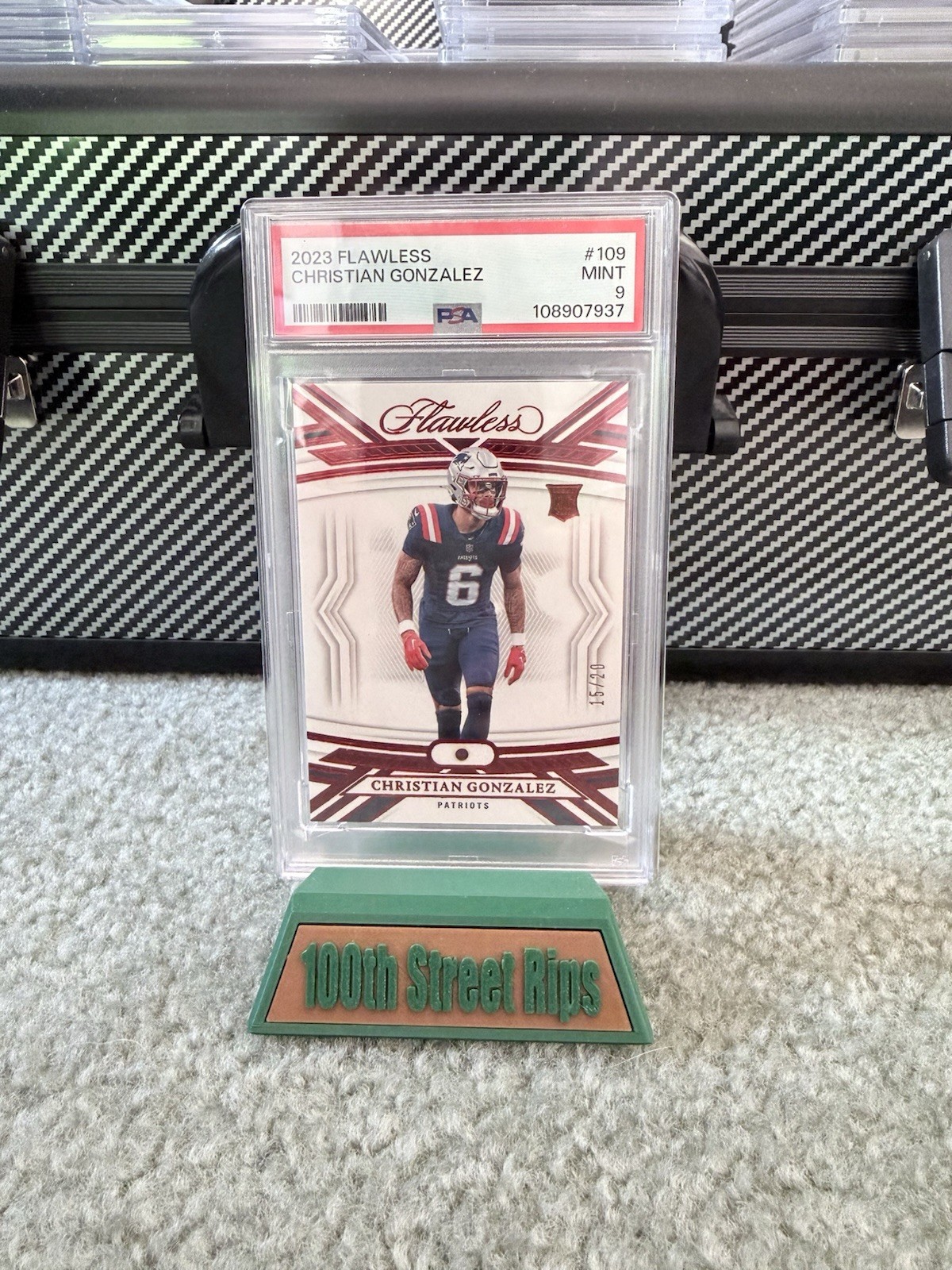 Christian Gonzalez Panini Flawless #109 Ruby