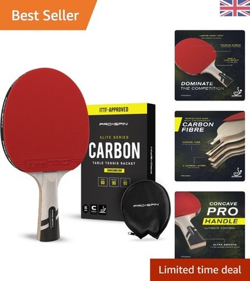 ITTF Approved Carbon Fiber Tischtennisschläger - Hervorragende Kontrolle & Präzision