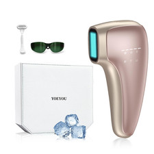 Painless IPL Laser Hair Removal for Women Men, 39 F Sapphire Ice Cooling Techn