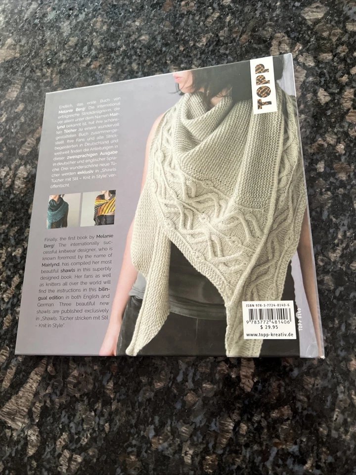 SHAWLS: TUCHER STRICKEN MIT STIL. KNIT IN STYLE By Melanie Berg - Hardcover - Image 2 of 4