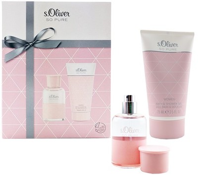 s Oliver Geschenkset SO PURE WOMAN 1 x 30ml Eau de Toilette + 1 x 75ml Duschgel