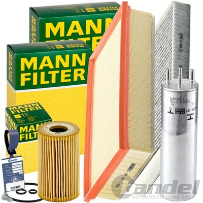 MANN FILTER INSPEKTIONSPAKET passend für VW T5 T6 BUS MULTIVAN 2.0 TDI