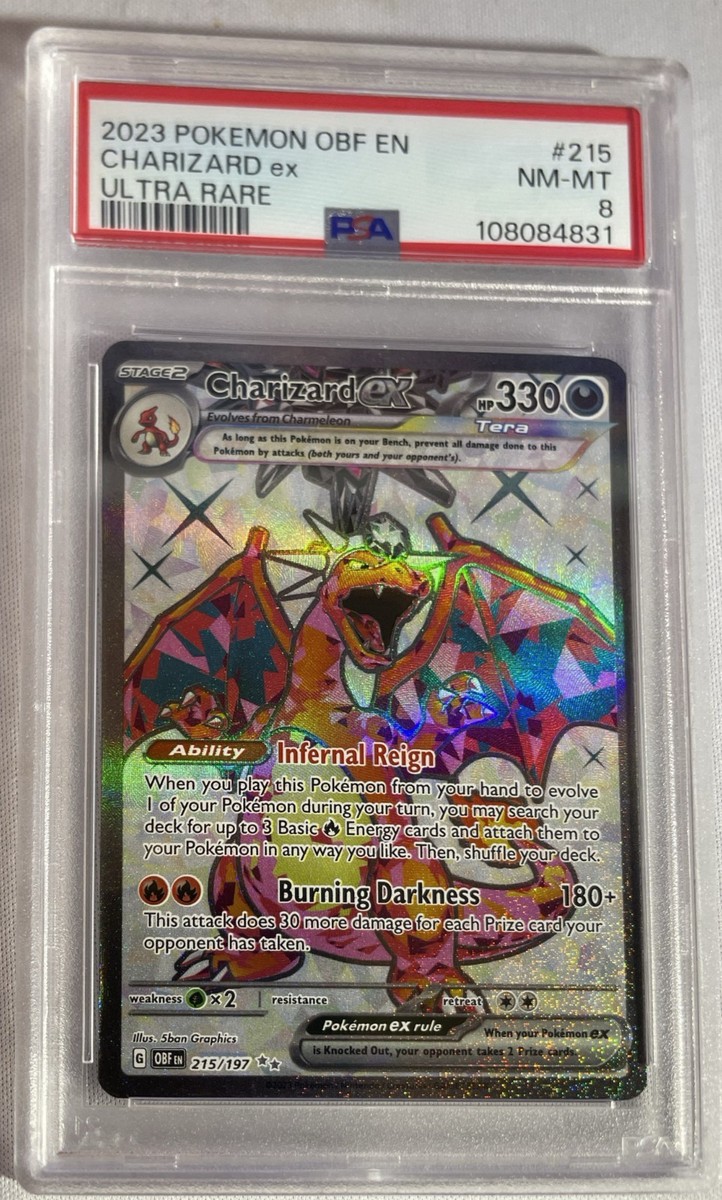 pokemon card 215 197 Charizard ex 215/197 SV03: Obsidian Flames Holo for sale online