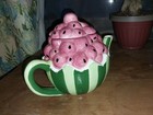 Rare Vintage Cardinal W 1995 Watermelon Teapot with Lid Hand Painted Ceramic — photo 3