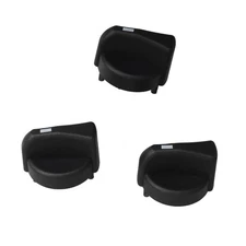 3Pcs AC Heater Control Knobs Accessories Kits For Peterbilt Models 1987-2011