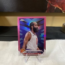 Topps 2023-24 Chrome Pink Refractor James Harden #31 Los Angeles Clippers