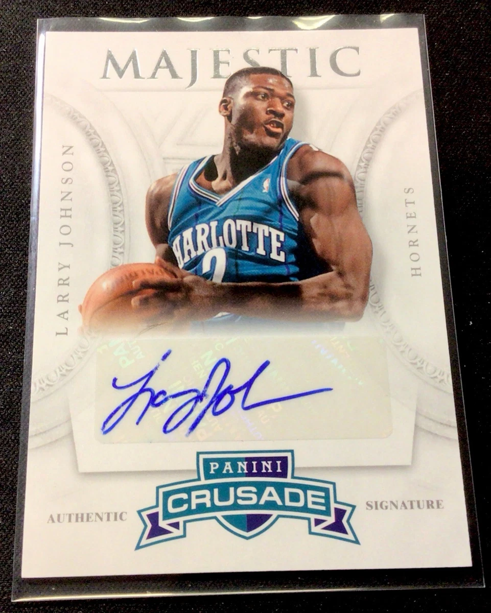その他 LARRY JOHNSON auto Larry Johnson Basketball Sports Trading Card Singles Autographed