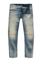 JORDAN CRAIG MENS JEANS DENIM COLLINS FIT 501 STRAIGHT DESERT STORM VINTAGE AGE