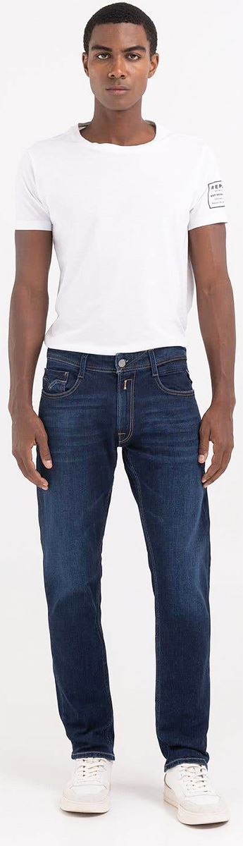 Джинсы Herrenjeans из эластичного денима Rocco Komfort Passform цвета индиго 27090₽