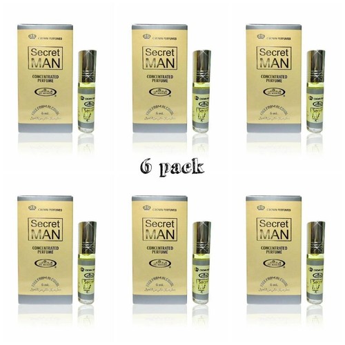 Secret Man 6ml x 6 by Al Rehab Unisex Fresh Powdery concentrated Perfume oil - Picture 4 of 13